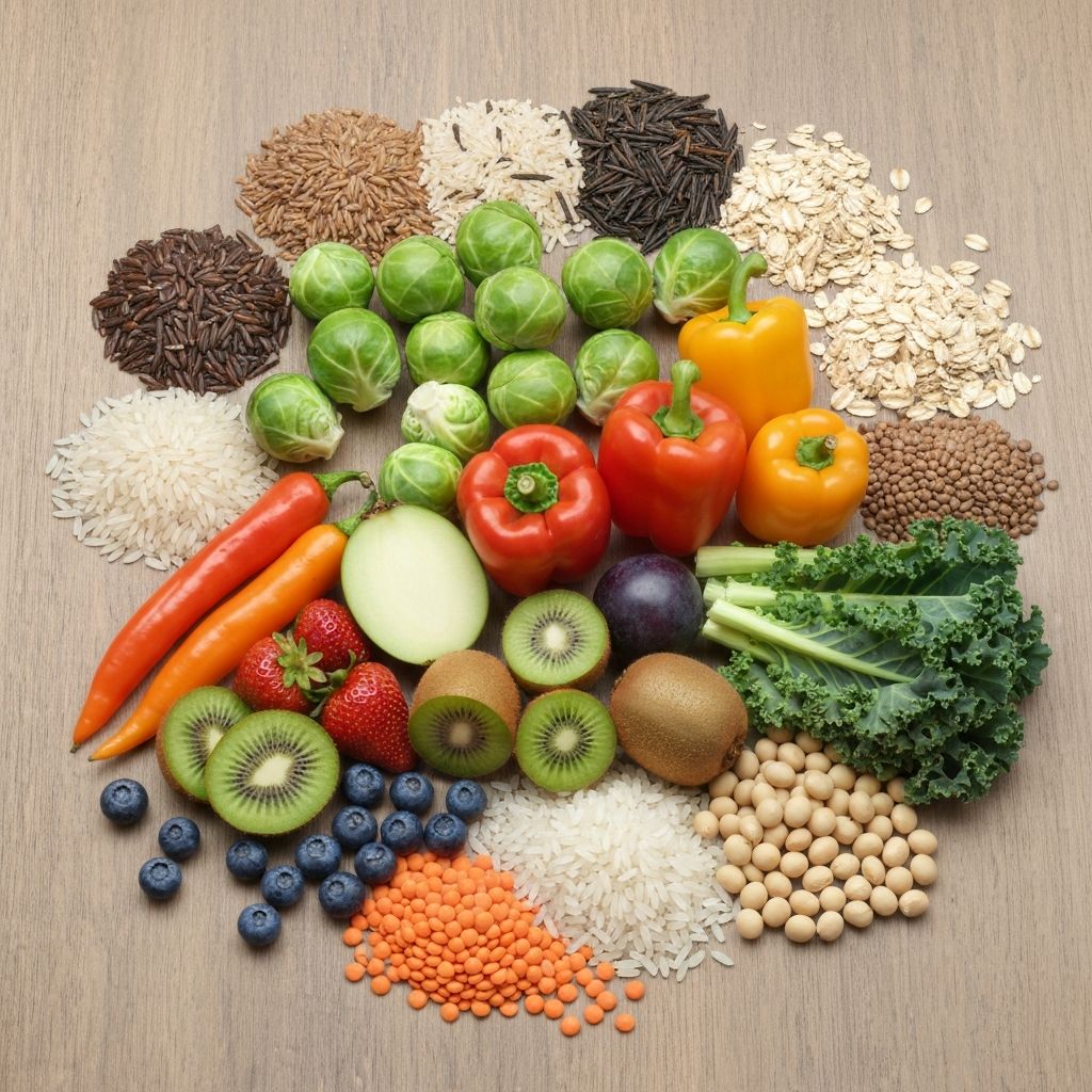 Various carbohydrate foods